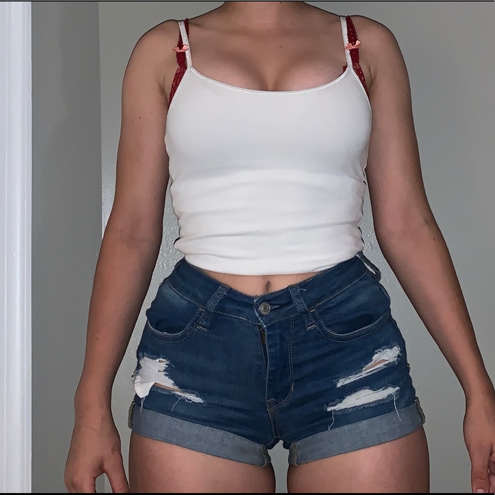 PacSun super Stretch shortie Jean shorts